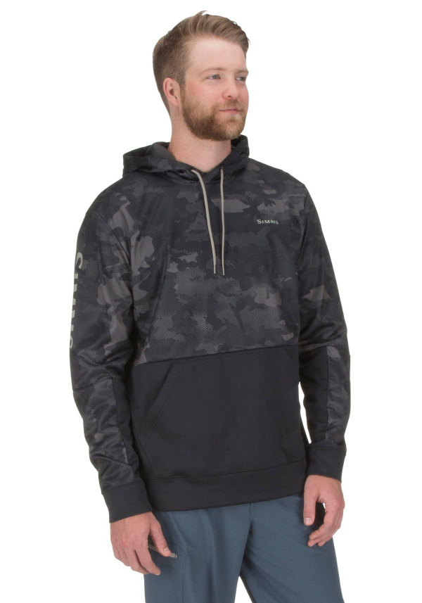 Simms Challenger Hoody Hex Flo Camo Carbon Model Simms Challenger Hoody Hex Flo Camo Carbon Model